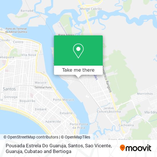 Pousada Estrela Do Guaruja map