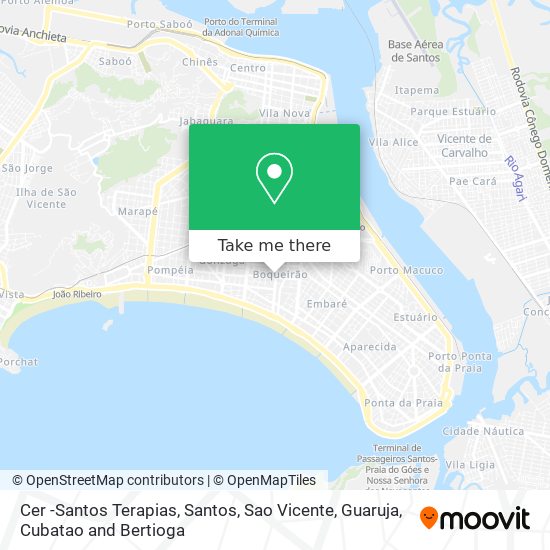 Cer -Santos Terapias map
