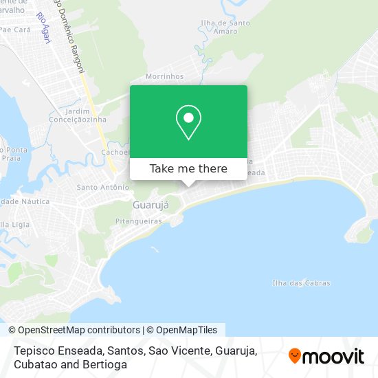 Tepisco Enseada map