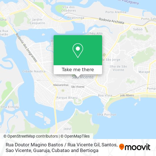 Rua Doutor Magino Bastos / Rua Vicente Gil map