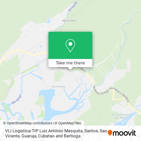 VLI Logística-TIP Luiz Antônio Mesquita map