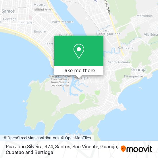 Mapa Rua João Silveira, 374