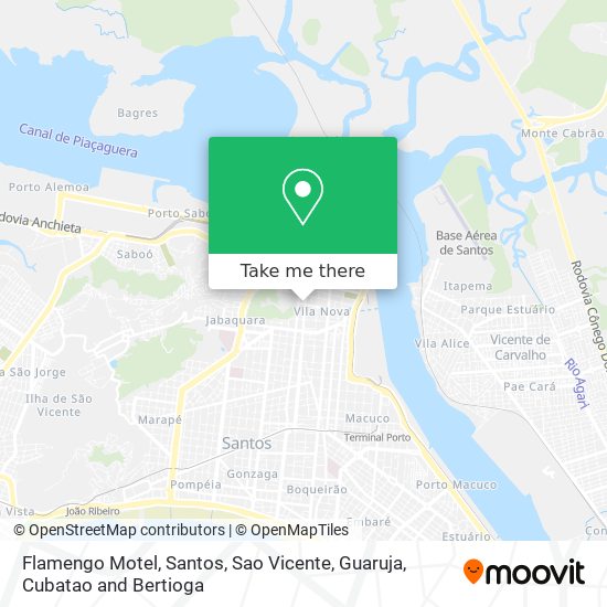 Flamengo Motel map