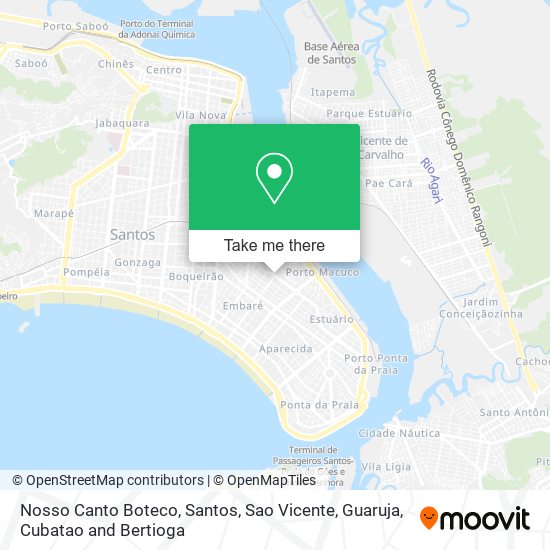 Nosso Canto Boteco map