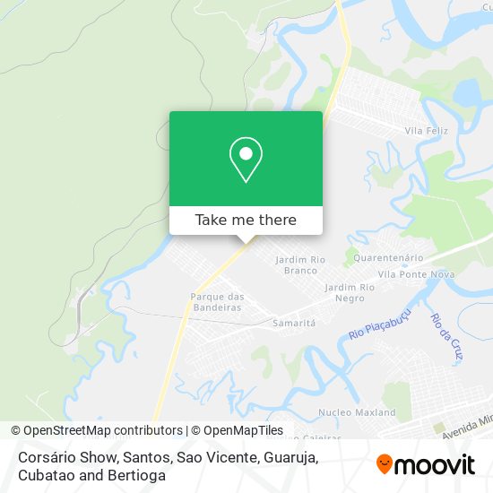 Corsário Show map