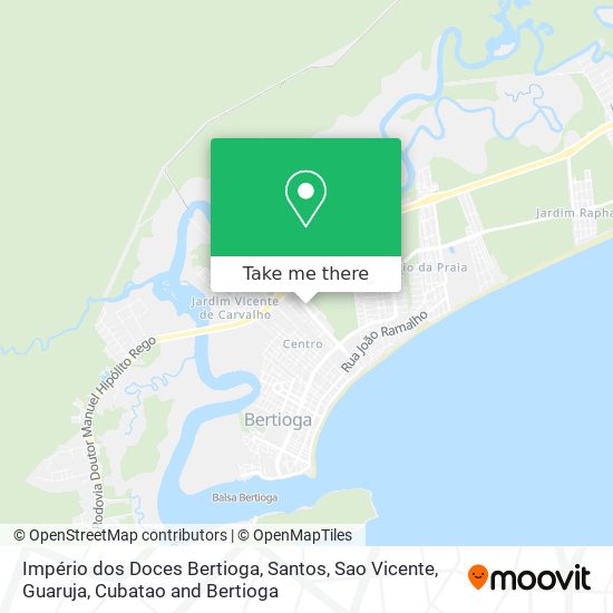 Império dos Doces Bertioga map