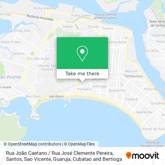 Rua João Caetano / Rua José Clemente Pereira map