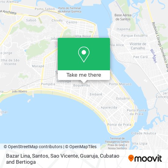 Bazar Lina map