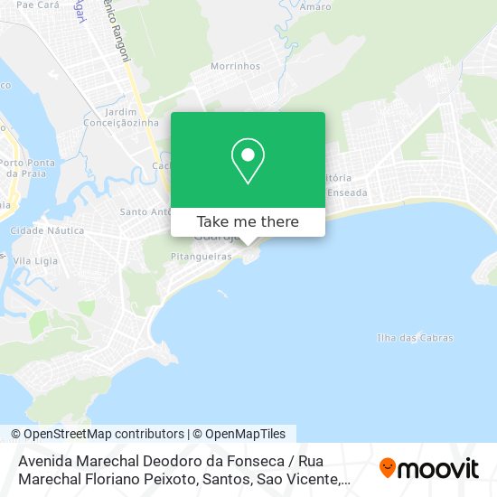 Mapa Avenida Marechal Deodoro da Fonseca / Rua Marechal Floriano Peixoto