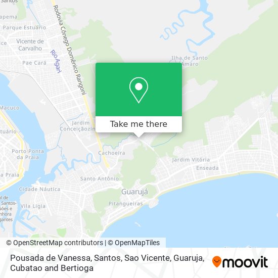 Pousada de Vanessa map