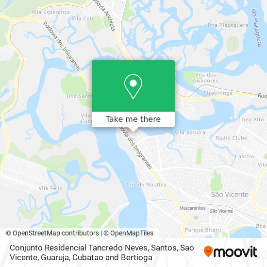 Conjunto Residencial Tancredo Neves map