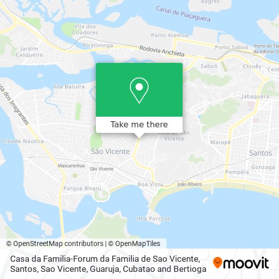 Casa da Familia-Forum da Familia de Sao Vicente map
