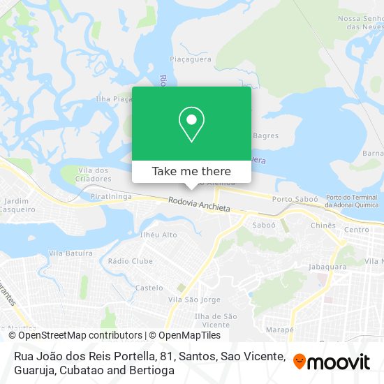 Mapa Rua João dos Reis Portella, 81