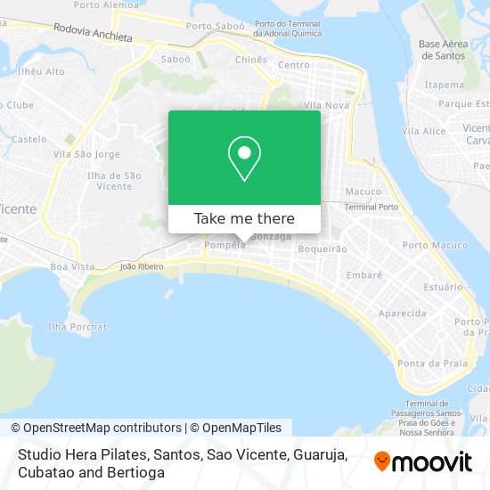 Mapa Studio Hera Pilates