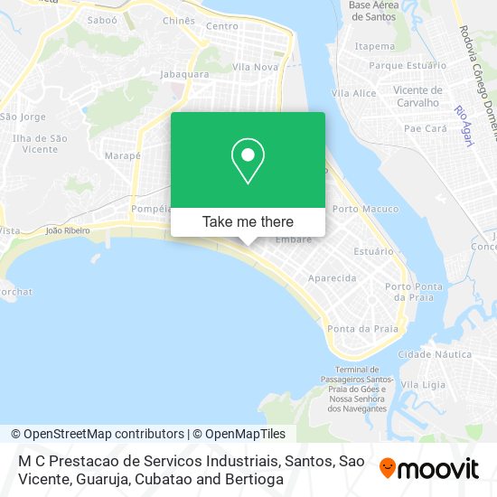 M C Prestacao de Servicos Industriais map