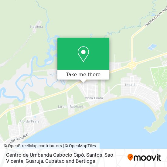 Centro de Umbanda Caboclo Cipó map