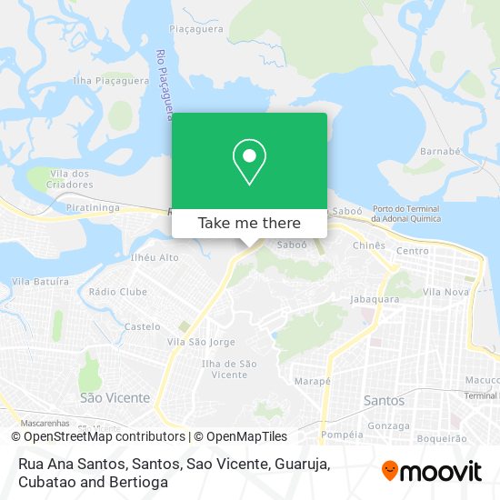 Rua Ana Santos map