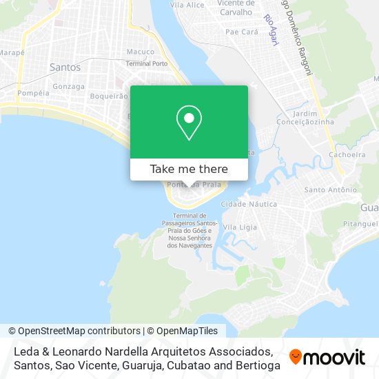Leda & Leonardo Nardella Arquitetos Associados map