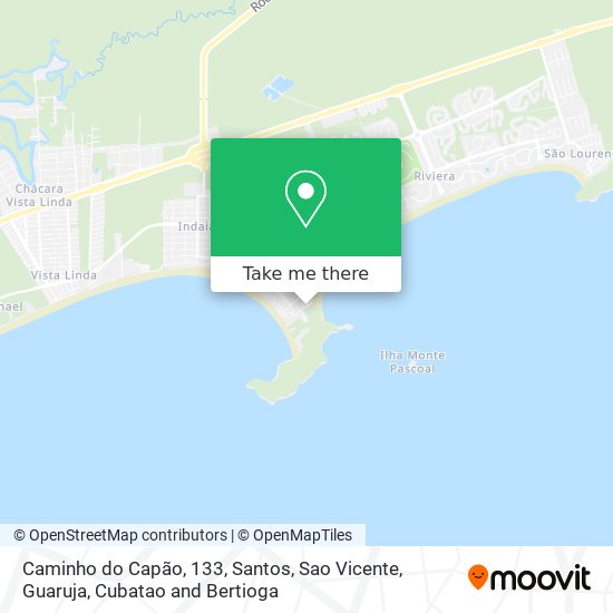 Caminho do Capão, 133 map