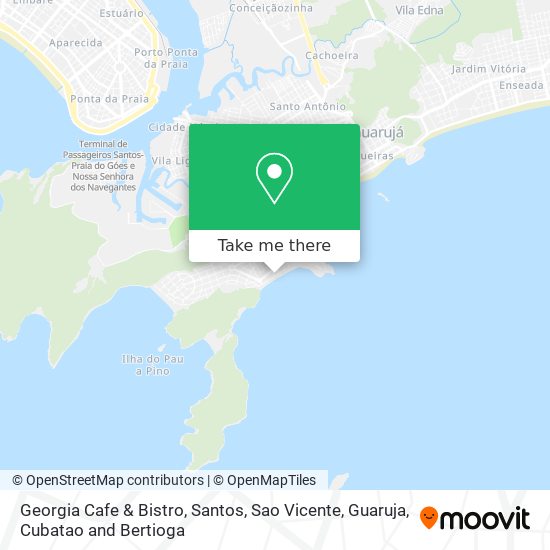 Mapa Georgia Cafe & Bistro