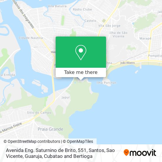Avenida Eng. Saturnino de Brito, 551 map