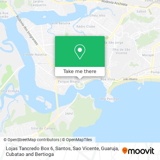 Lojas Tancredo Box 6 map