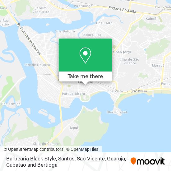 Barbearia Black Style map