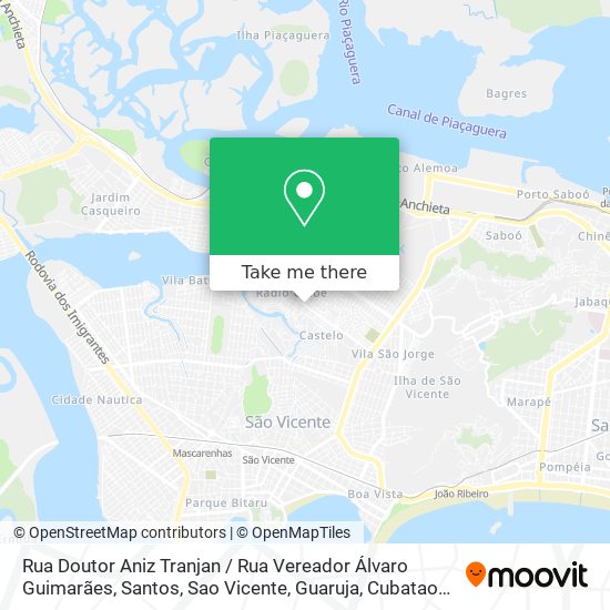 Rua Doutor Aniz Tranjan / Rua Vereador Álvaro Guimarães map