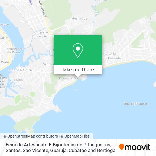 Mapa Feira de Artesanato E Bijouterias de Pitangueiras