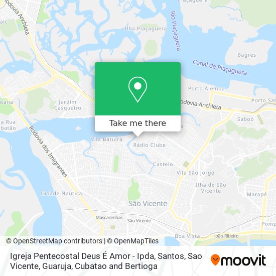 Igreja Pentecostal Deus É Amor - Ipda map