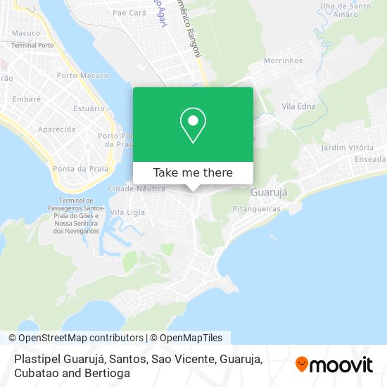 Plastipel Guarujá map