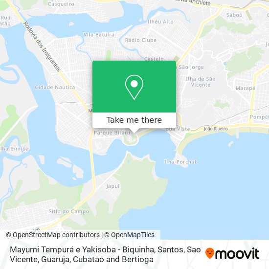 Mayumi Tempurá e Yakisoba - Biquinha map