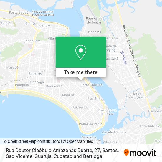 Rua Doutor Cleóbulo Amazonas Duarte, 27 map