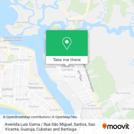 Avenida Luís Gama / Rua São Miguel map