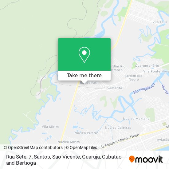 Rua Sete, 7 map