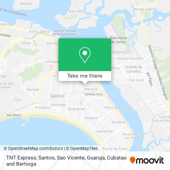 TNT Express map