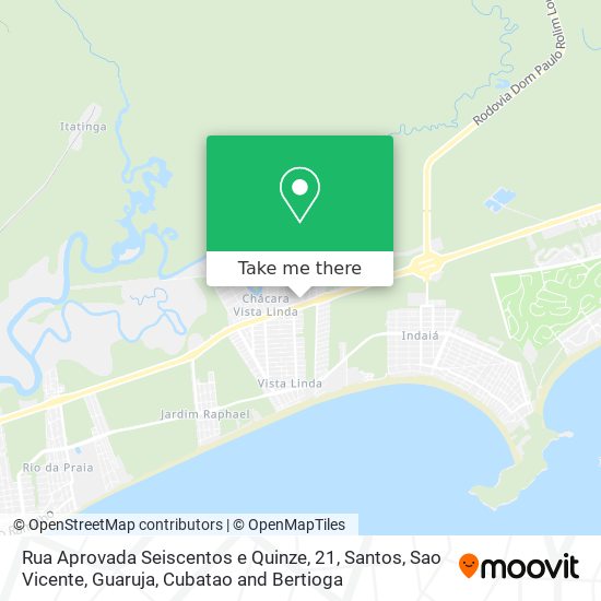 Rua Aprovada Seiscentos e Quinze, 21 map