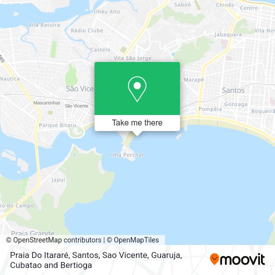 Praia Do Itararé map