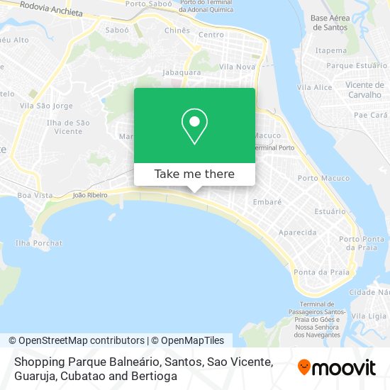 Shopping Parque Balneário map