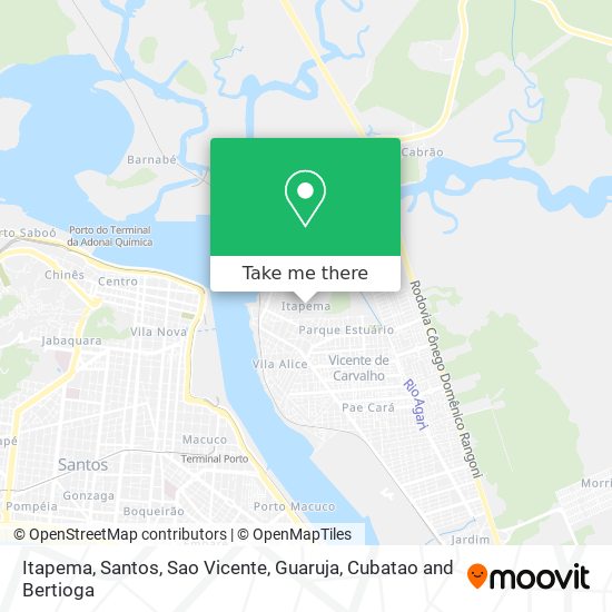 Itapema map