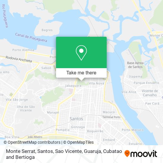 Monte Serrat map