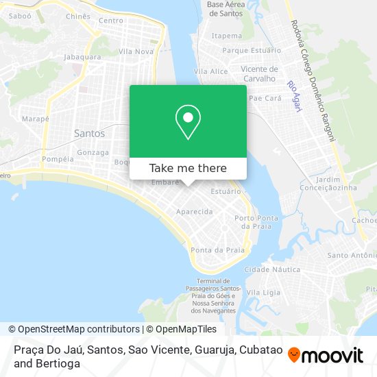 Praça Do Jaú map