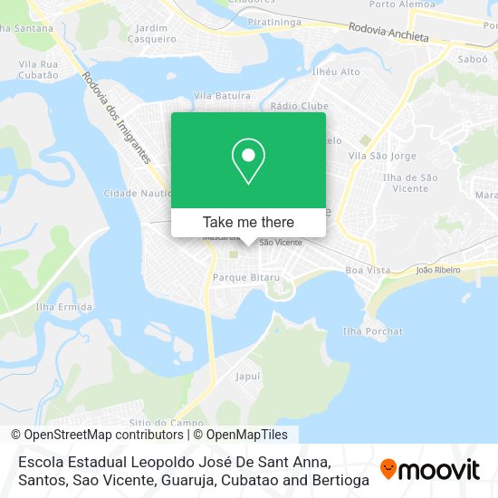 Escola Estadual Leopoldo José De Sant Anna map