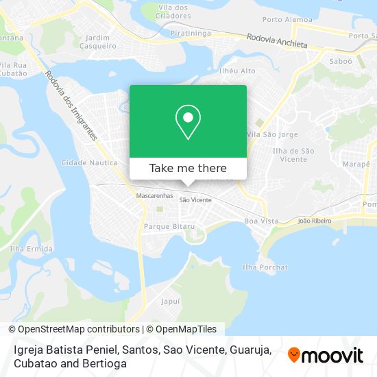 Mapa Igreja Batista Peniel