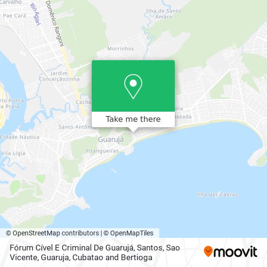 Fórum Cível E Criminal De Guarujá map