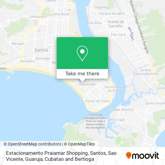 Estacionamento Praiamar Shopping map