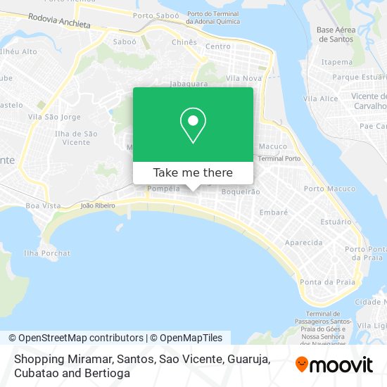 Shopping Miramar map
