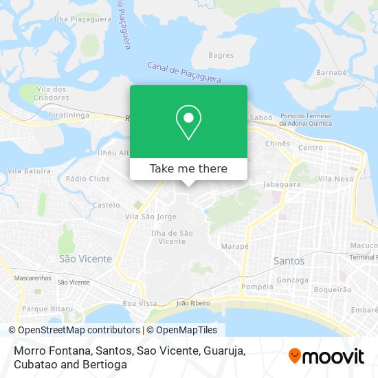 Morro Fontana map