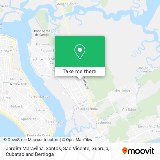 Mapa Jardim Maravilha