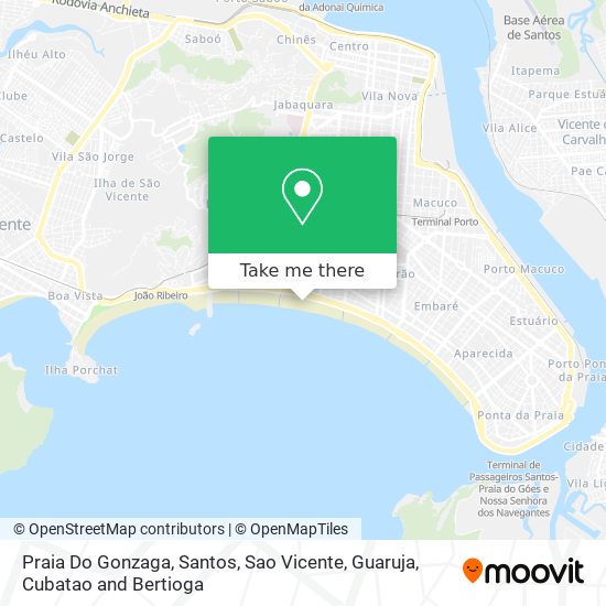 Mapa Praia Do Gonzaga